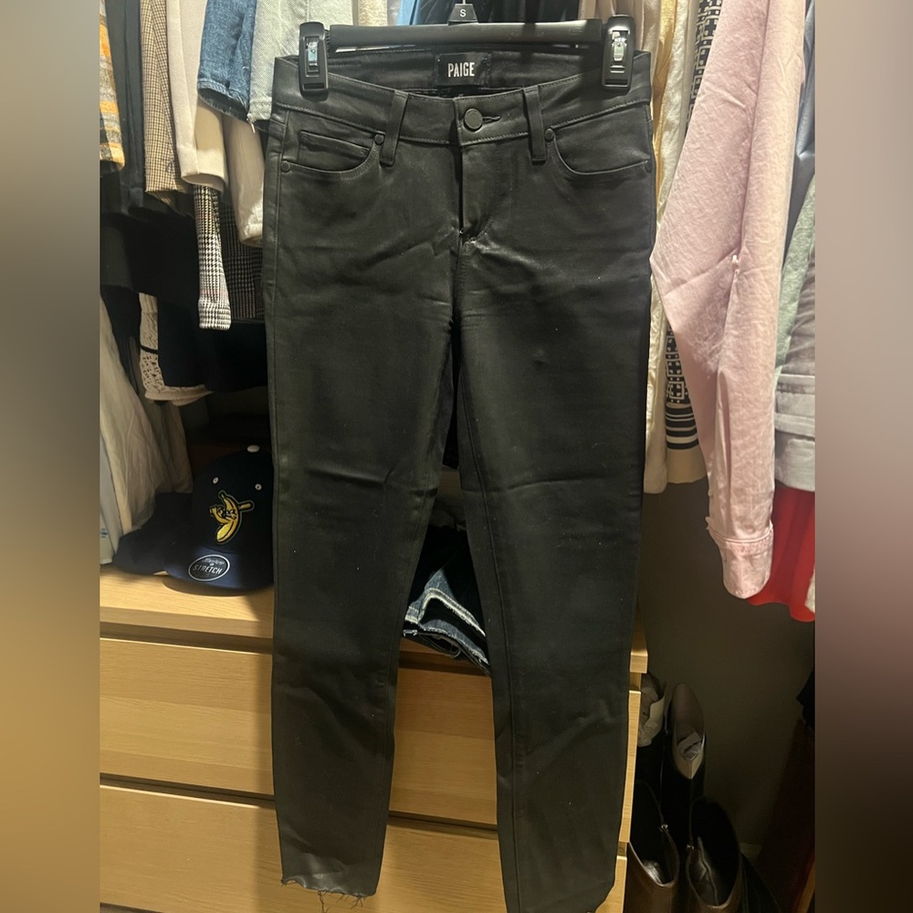 Paige Verdugo Ankle Coated Jeans 25
